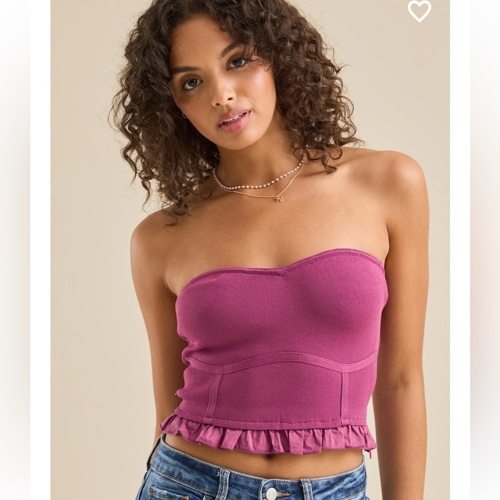 Altar’d State Kitty Corset Top new with tags